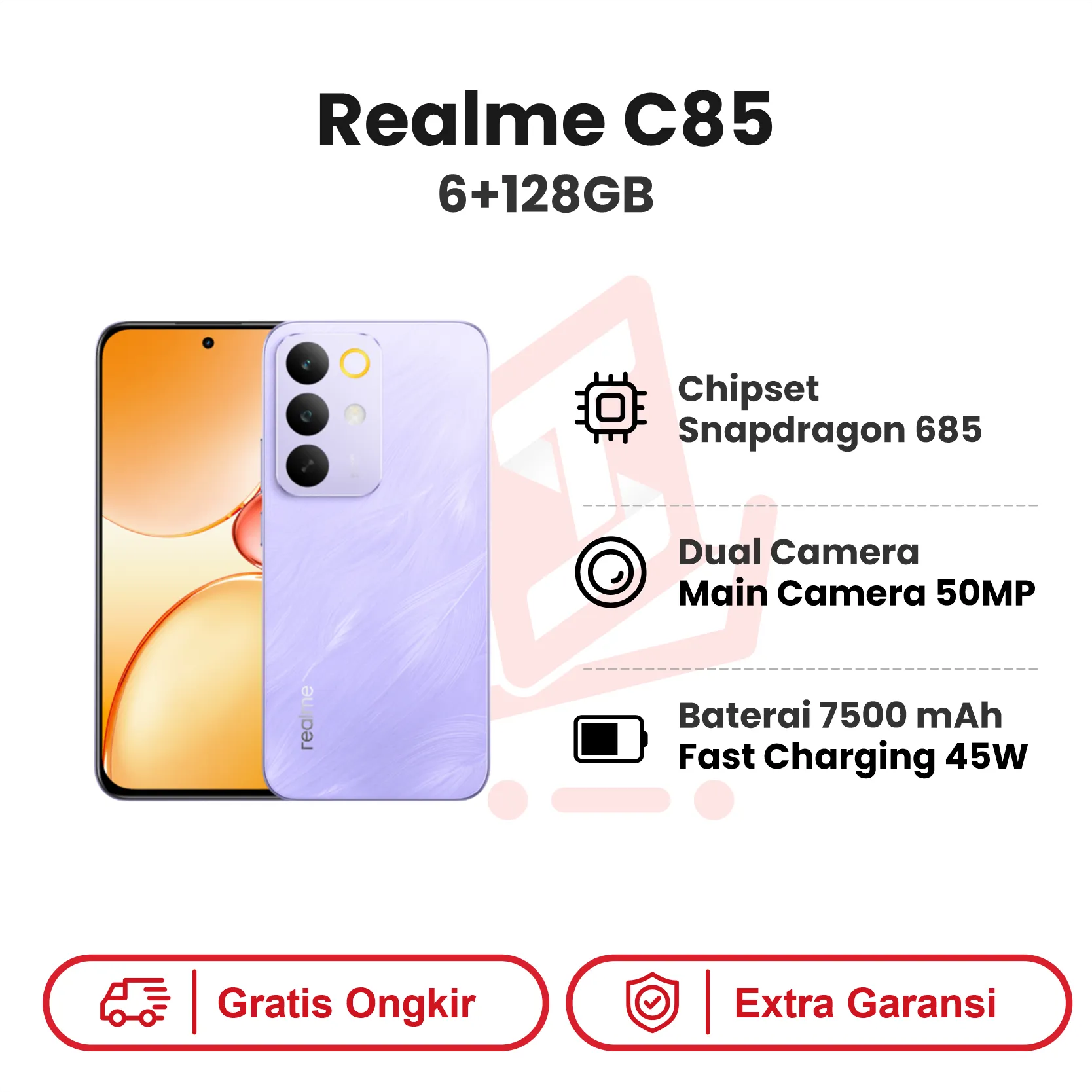REALME C85 PARROT PURPLE