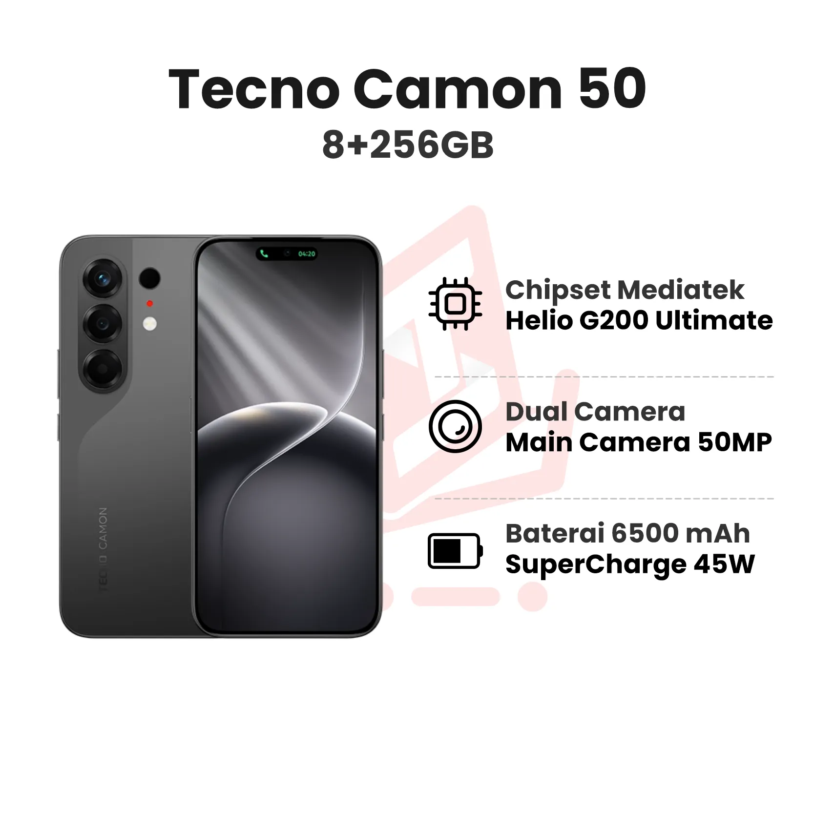 TECNO CAMON 50 8+256 BLACK