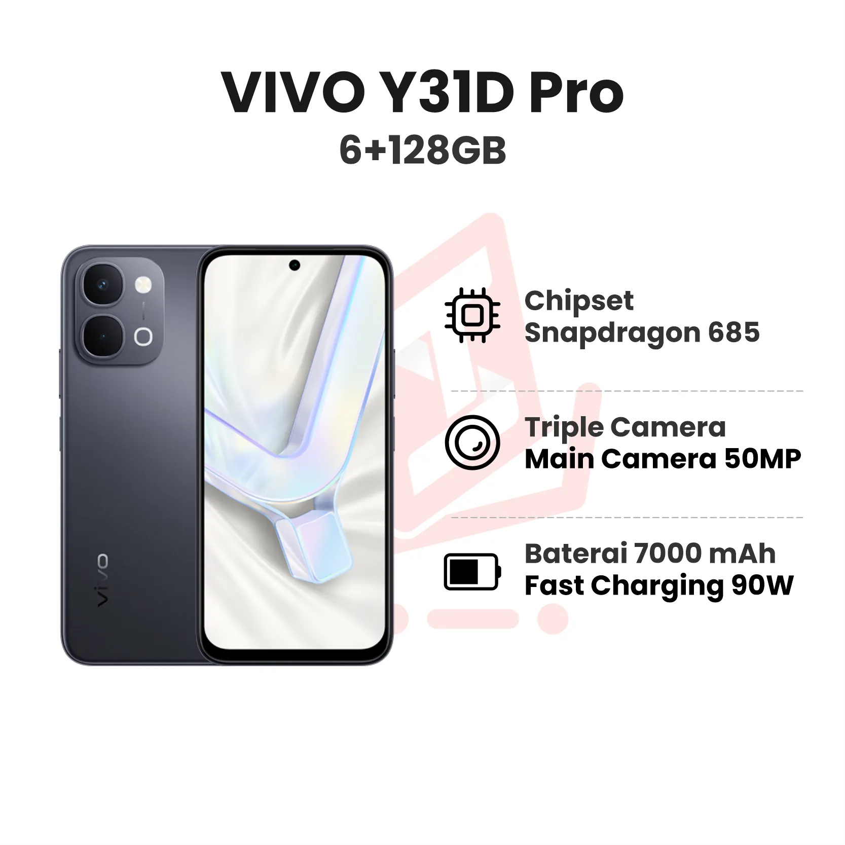 VIVO Y31D PRO BLACK 6+128