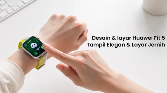 Desain & Layar Huawei Fit 5