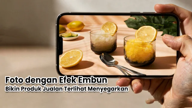 Foto Makanan dengan Embun 