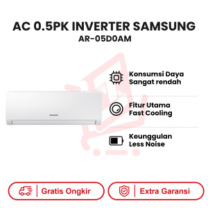 AC 0.5PK INVERTER SAMSUNG AR 05D0AM