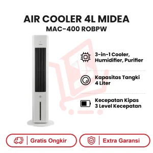 AIR COOLER 4L MIDEA MAC 400 ROBPW