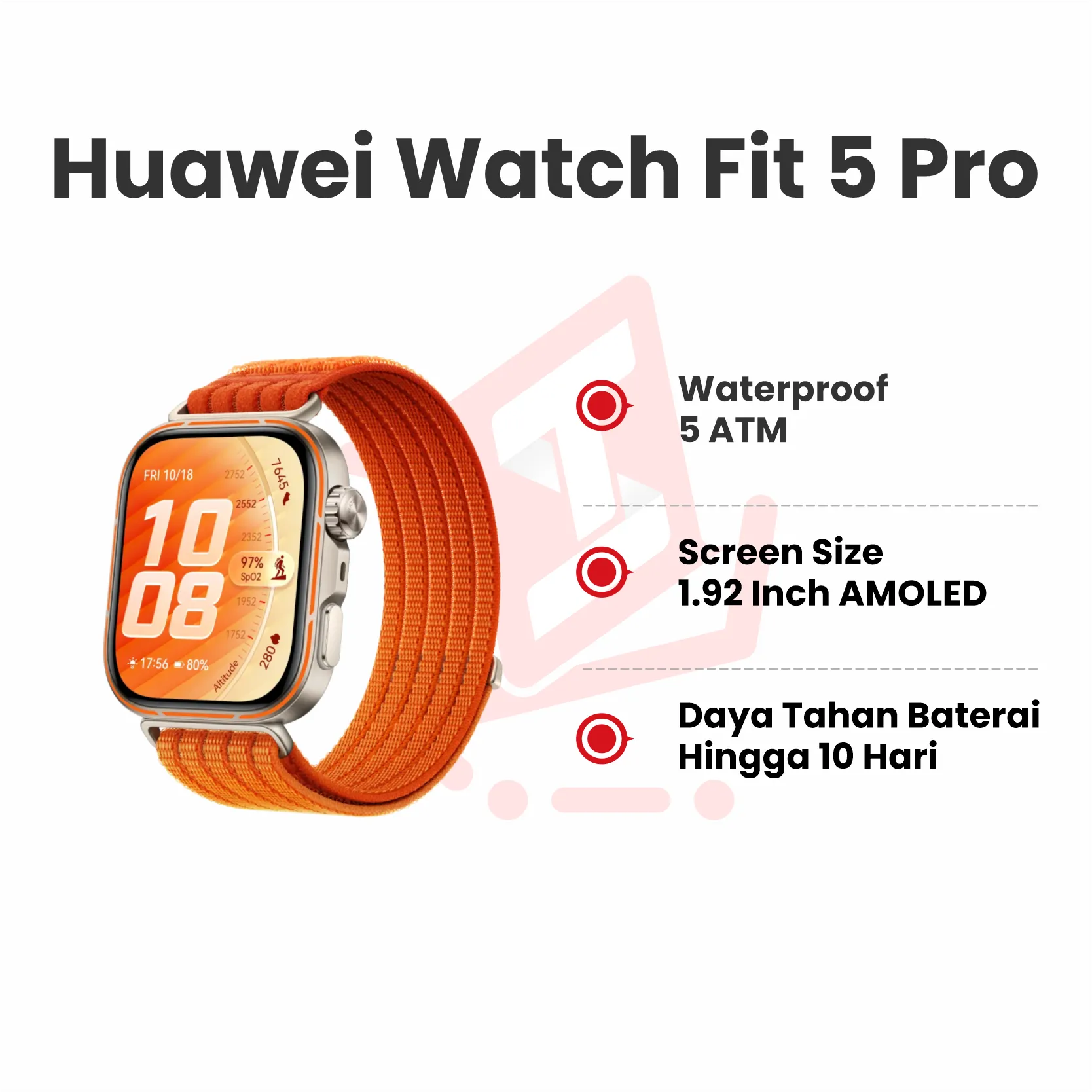 HUAWEI WATCH FIT 5 PRO ORANGE