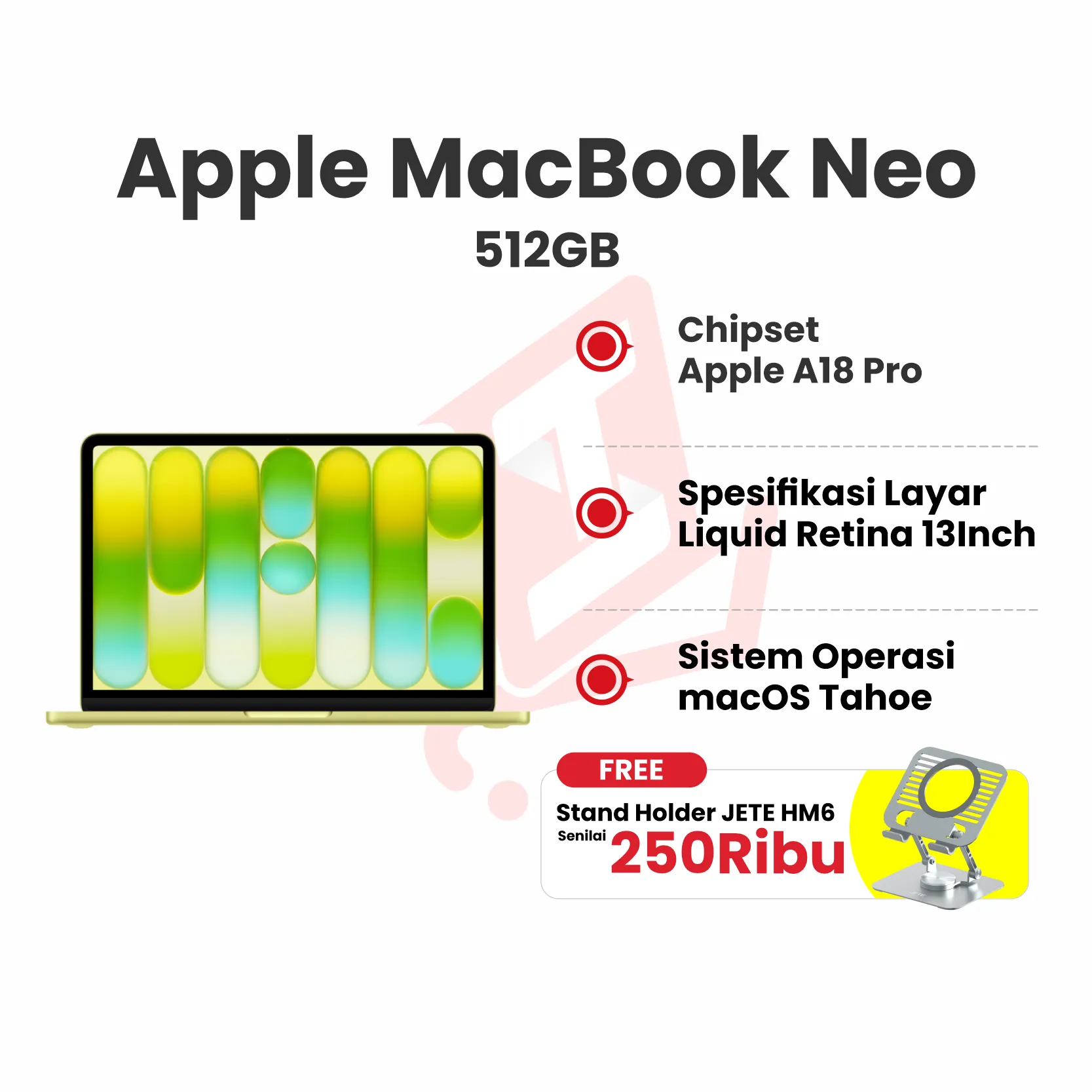 MACBOOK NEO + BONUS 512GB CITRUS