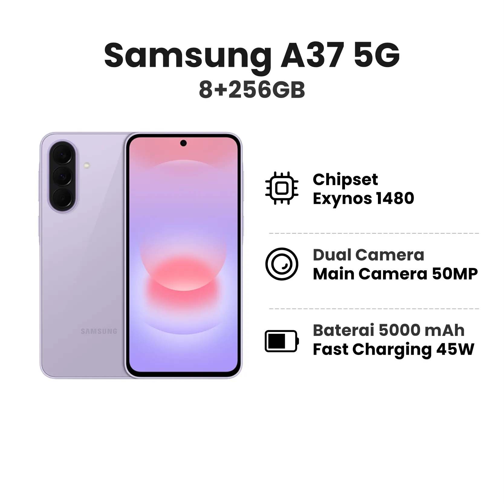 SAMSUNG A37 5G 8+256GB
