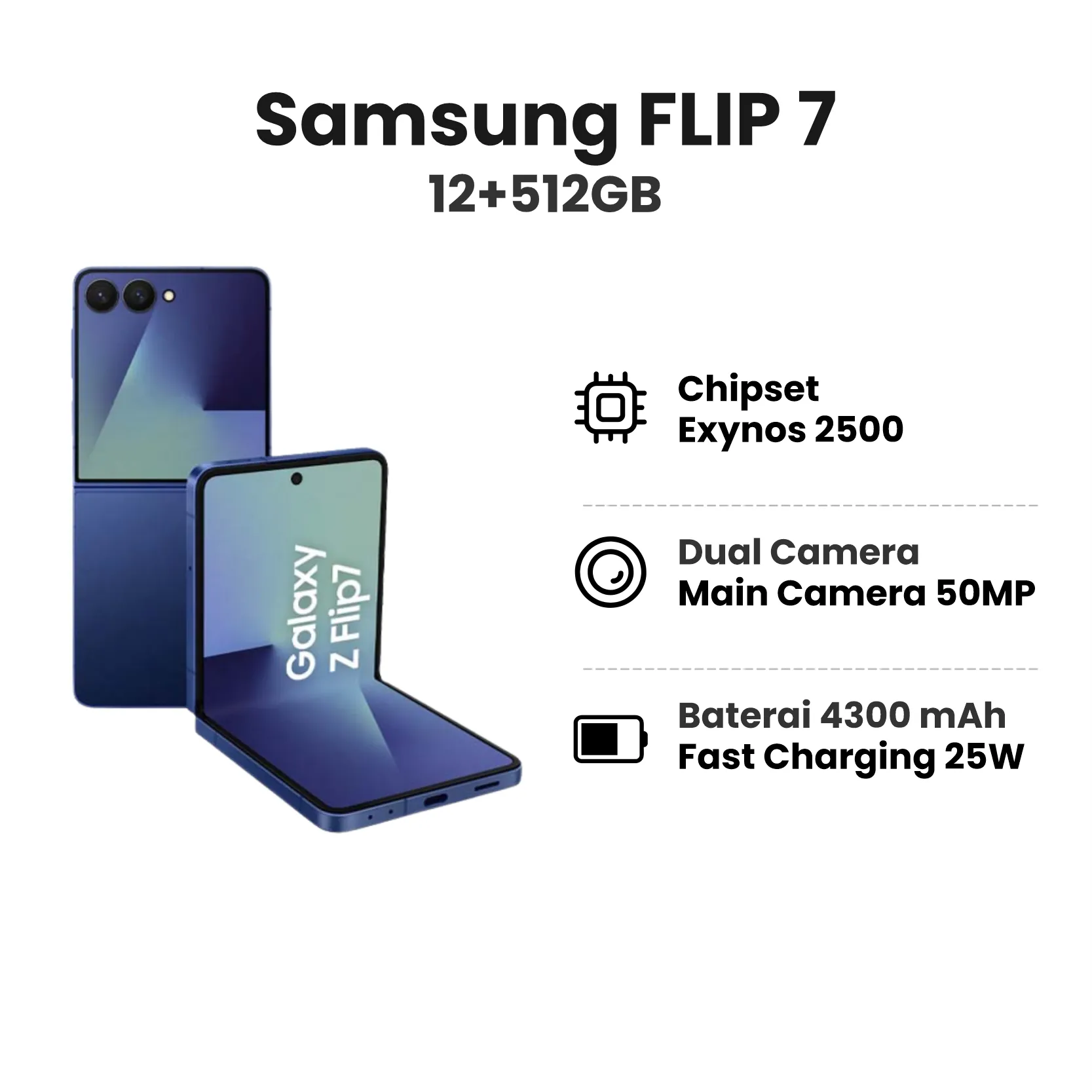 SAMSUNG FLIP 7 12+512GB
