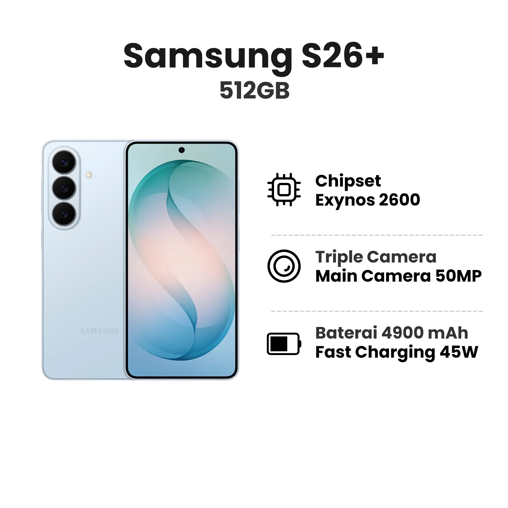 SAMSUNG S26+ 512GB