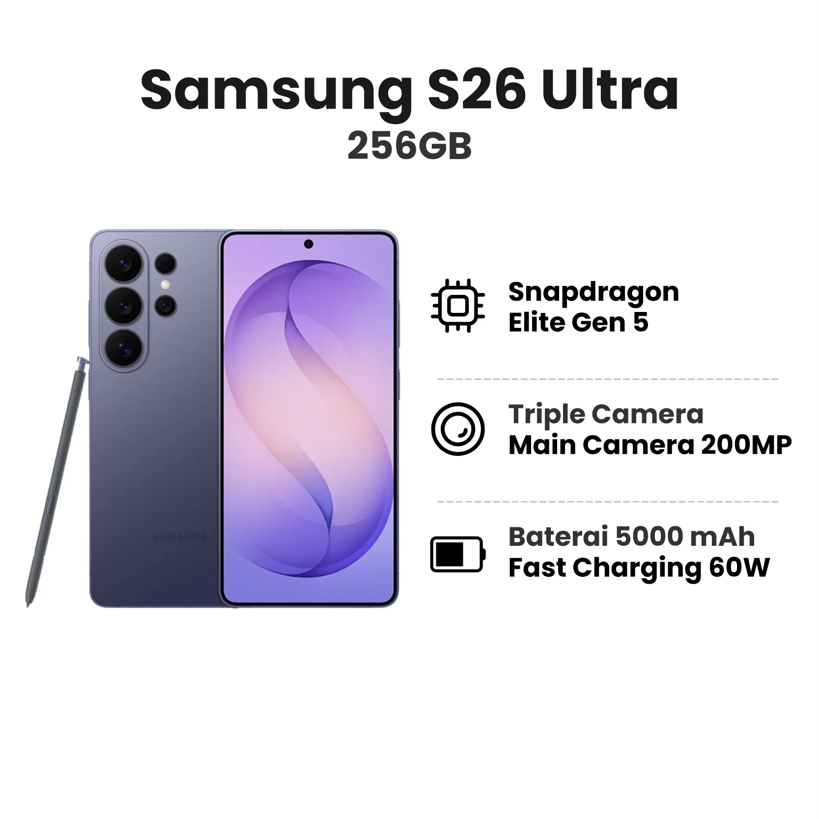 SAMSUNG S26 ULTRA 256GB