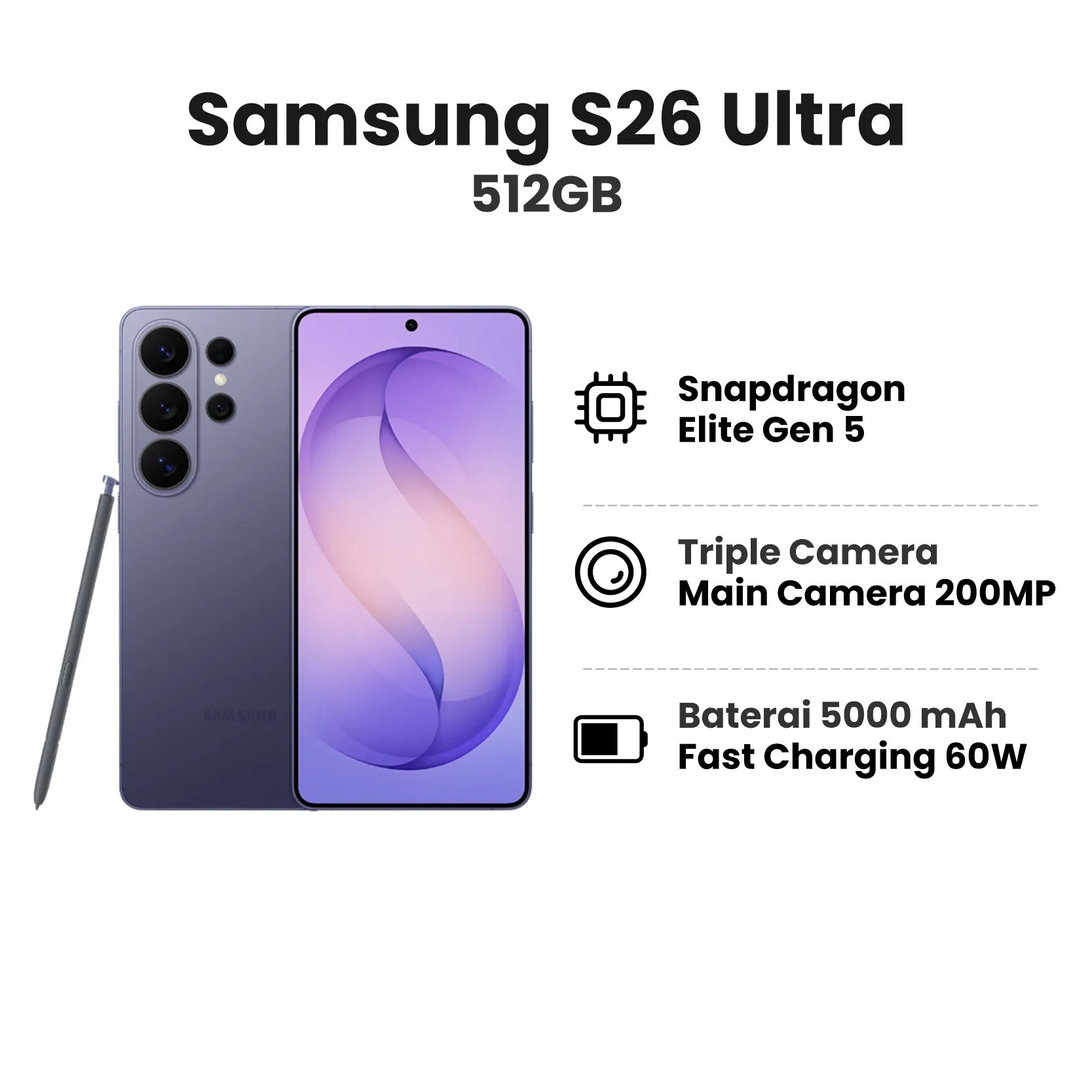 SAMSUNG S26 ULTRA 512GB