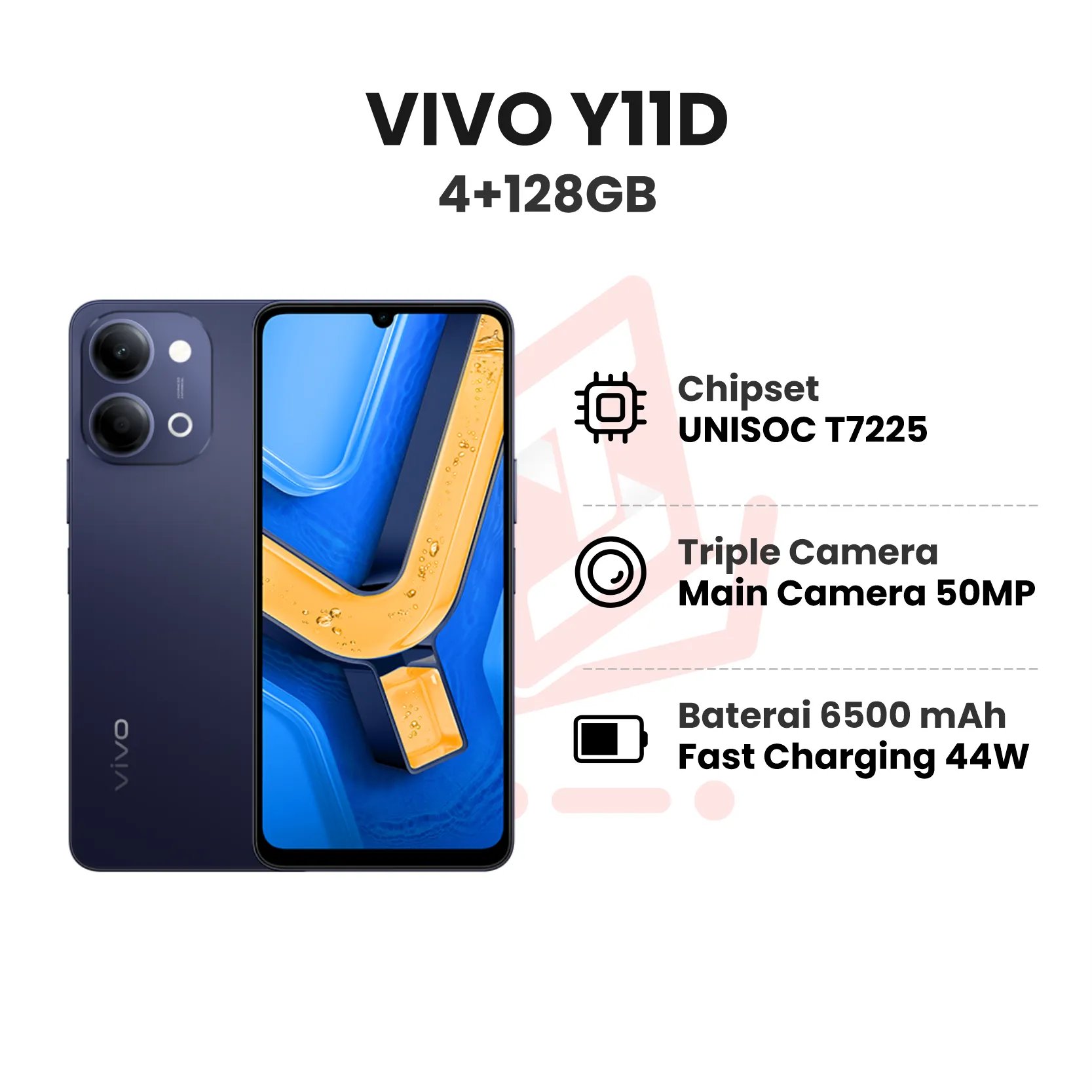 VIVO Y11D 4+128 BLACK