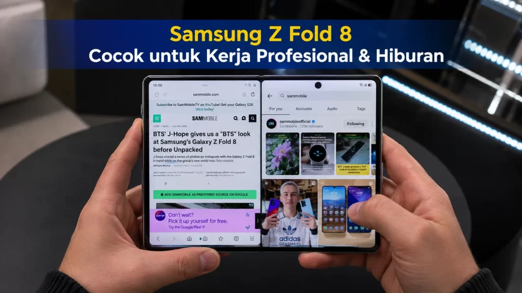Samsung Z Fold 8 untuk kerja dan hiburan result