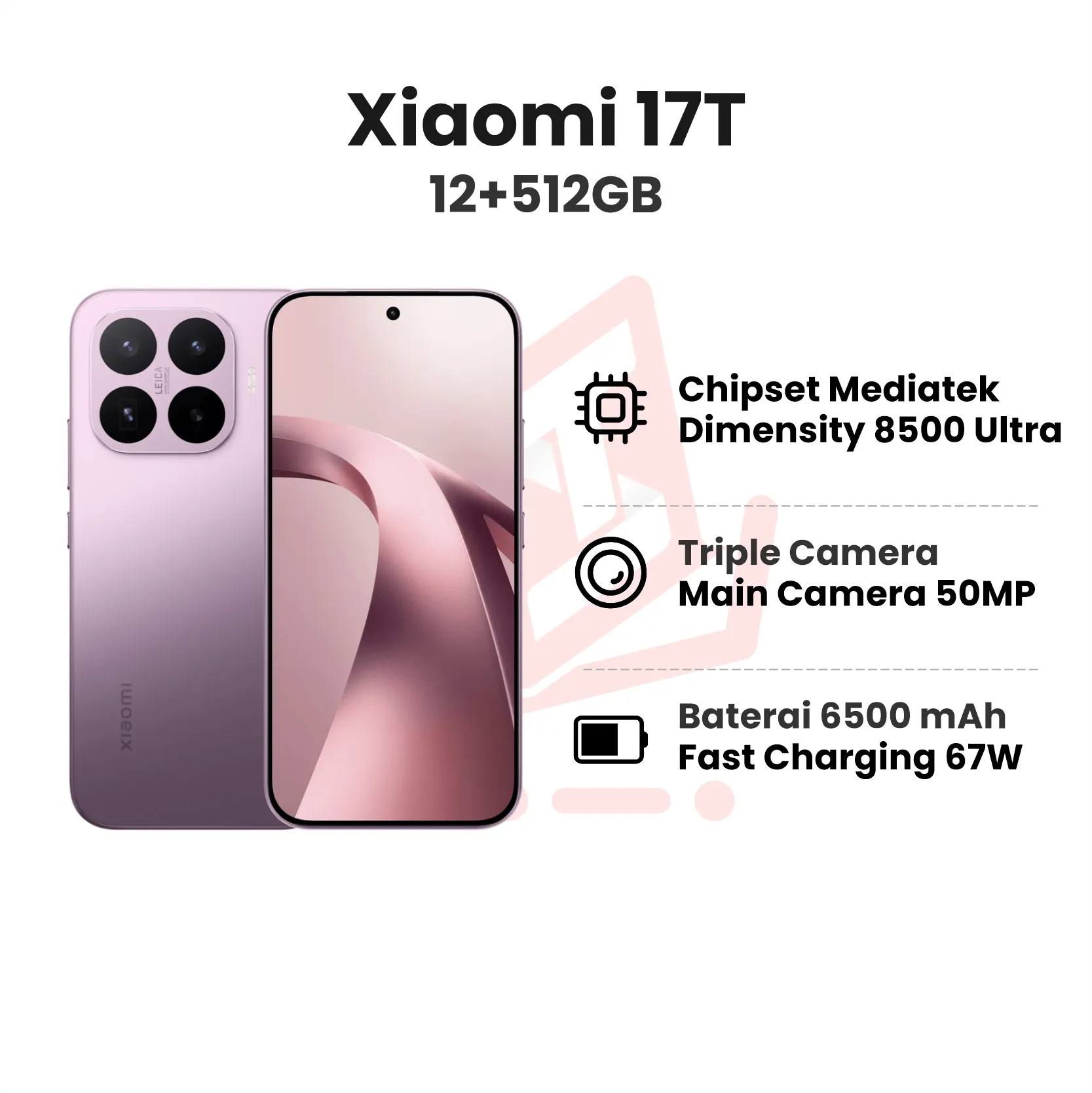 XIAOMI 17T 12+512GB VIOLET