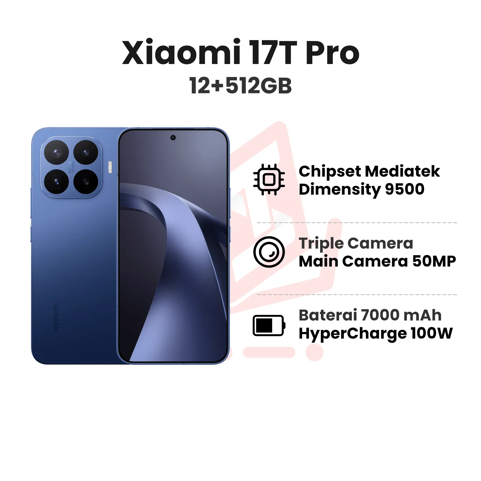 XIAOMI 17T PRO 12+512GB DEEP BLUE