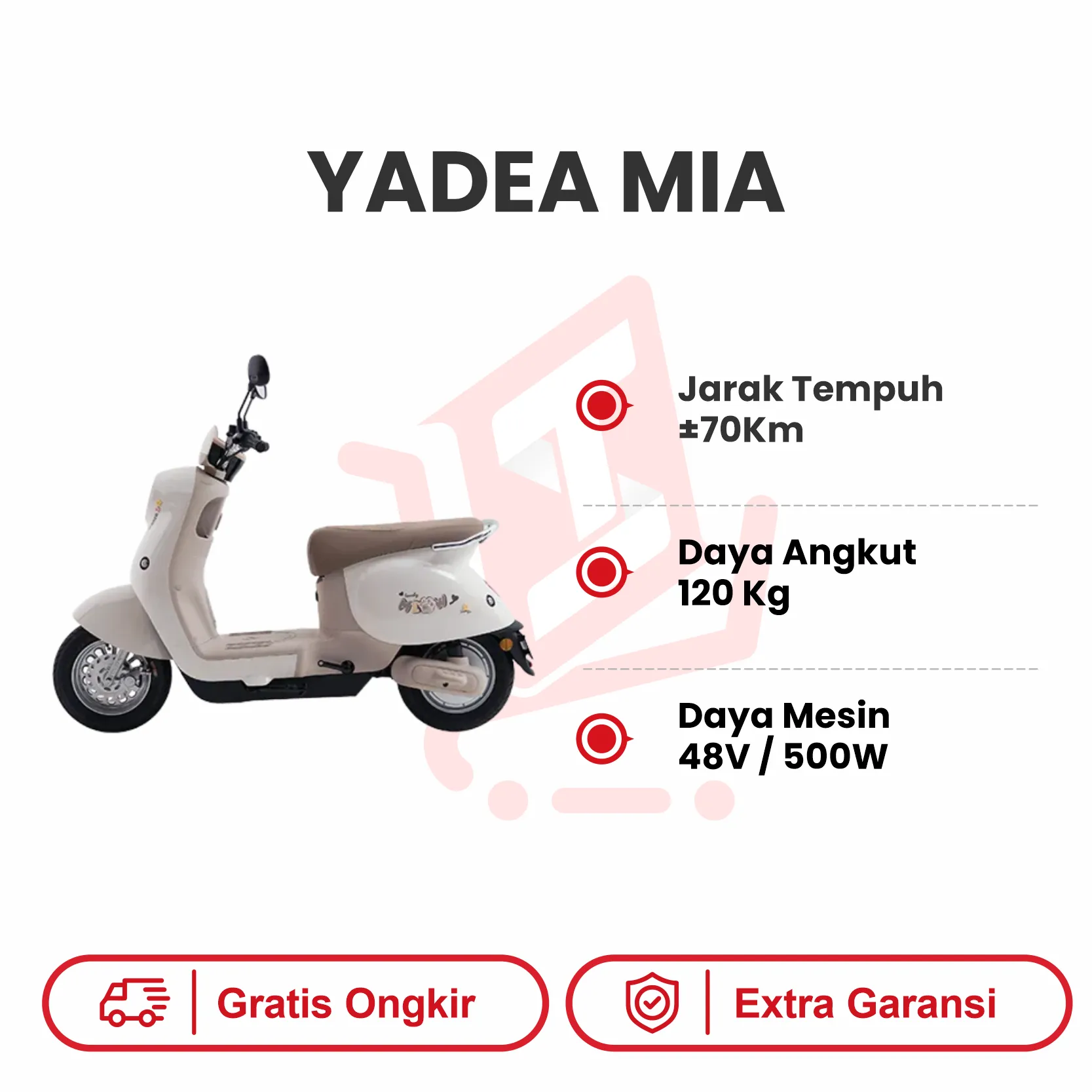 YADEA MIA VEIL WHITE