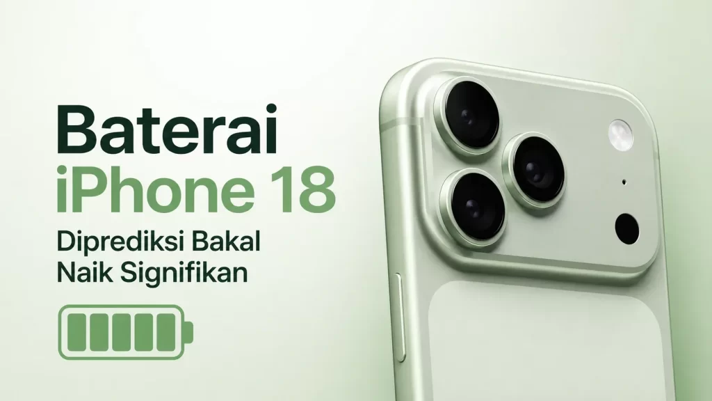 Baterai iPhone 18 Series result