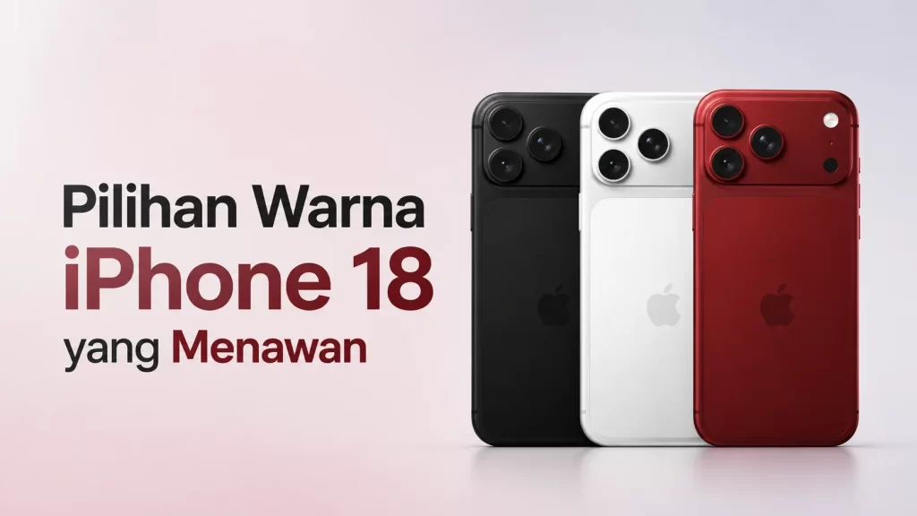 Pilihan warna iPhone 18 Series result