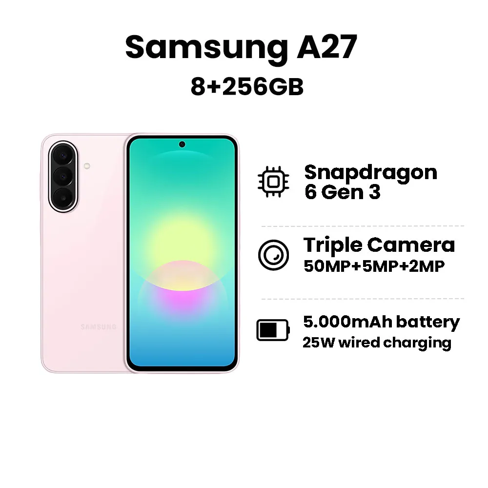 samsung a27 8256 pink