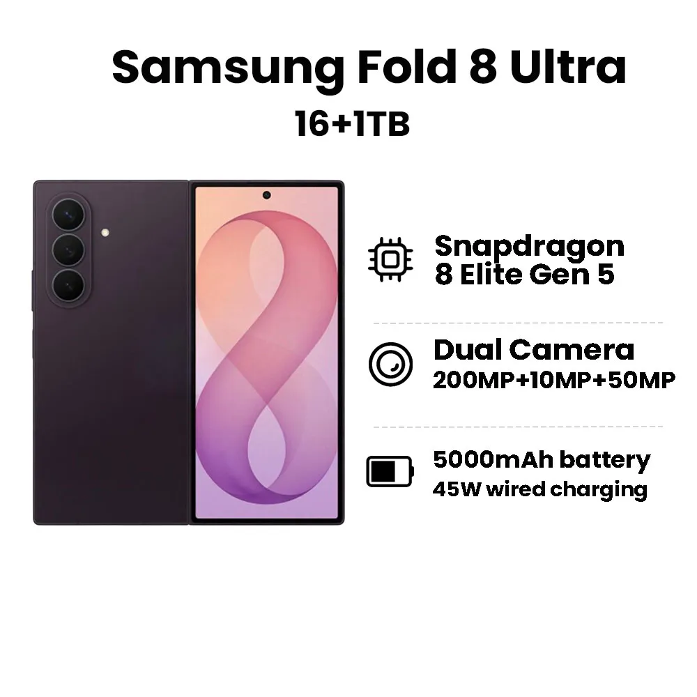 samsung fold8 ultra 161TB purple