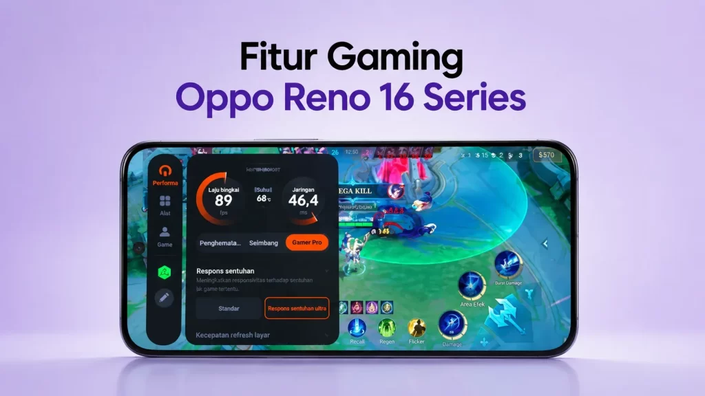 Fitur Gaming Oppo Reno 16 Series result