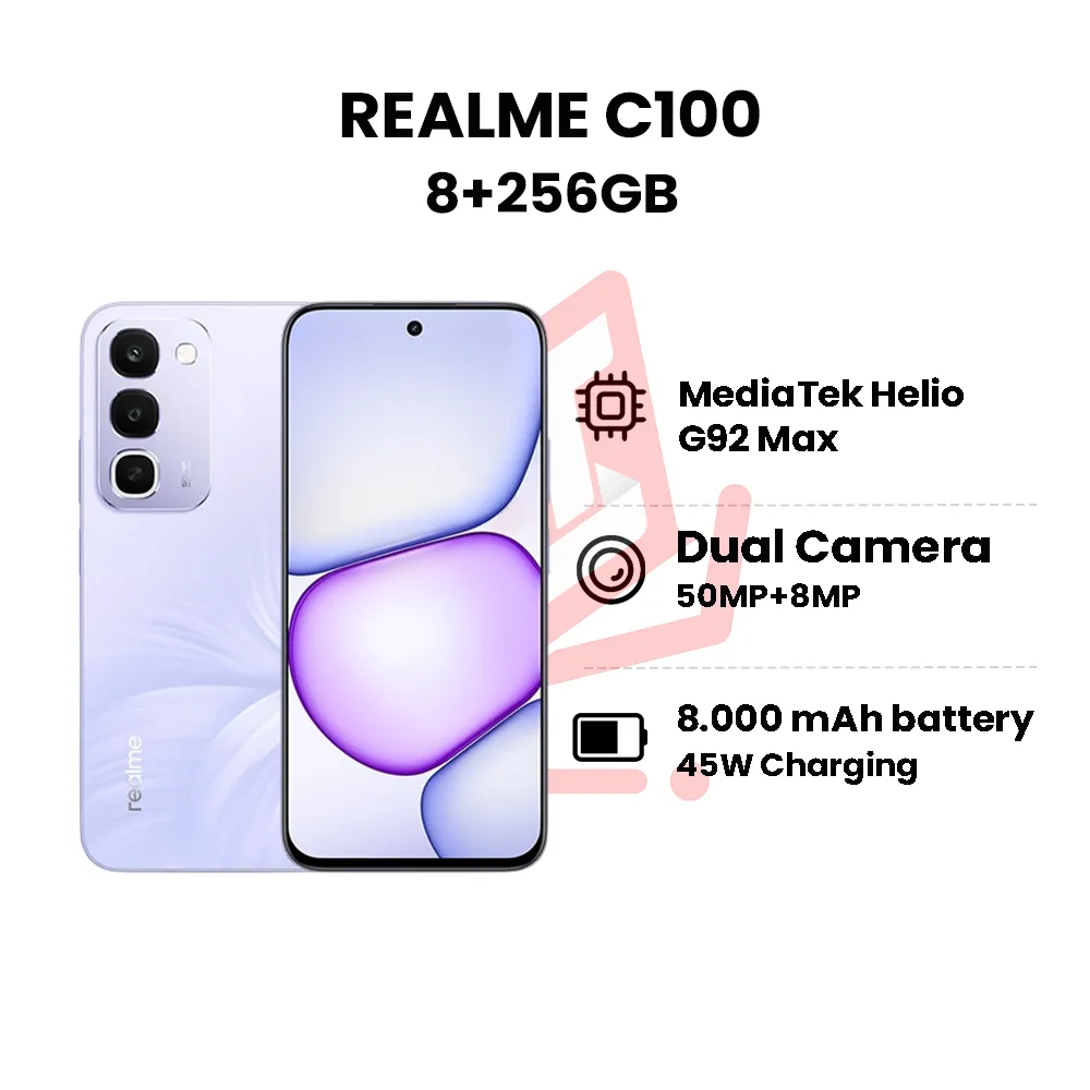 realme c100 8256 purple