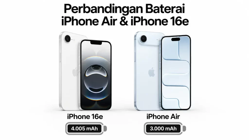 Perbandingan Baterai iPhone Air & iPhone 16e result