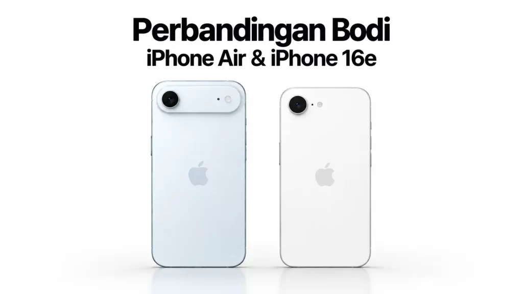 Perbandingan bodi iPhone Air dan iPhone 6e result