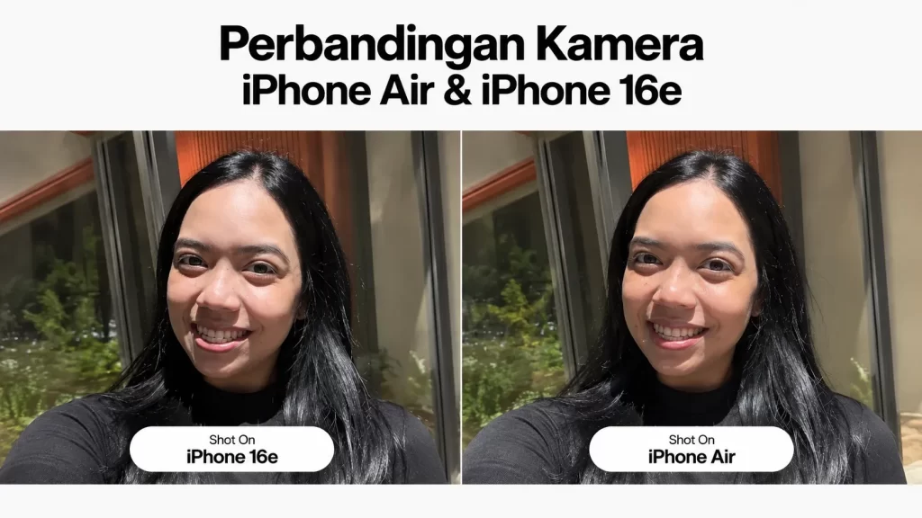 Perbandingan kamera iPhone Air dan iPhone 16e result