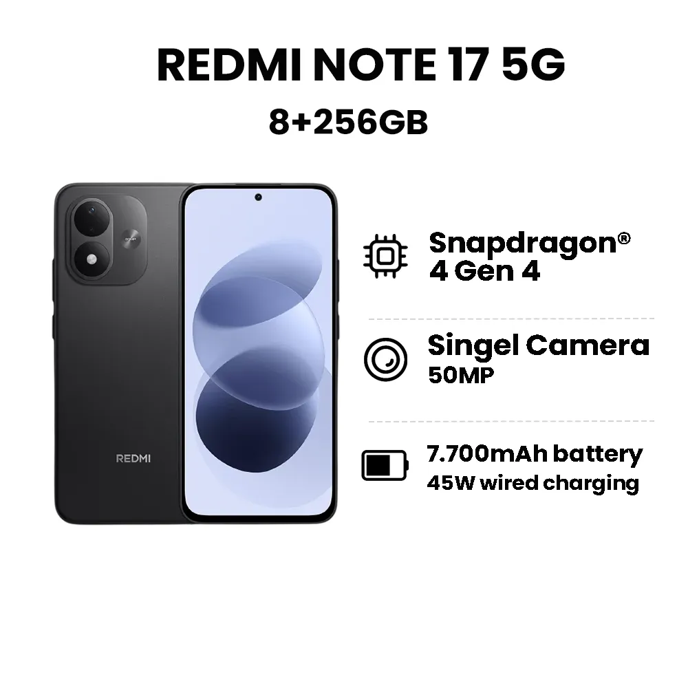 redmi note 17 5g 8256 black