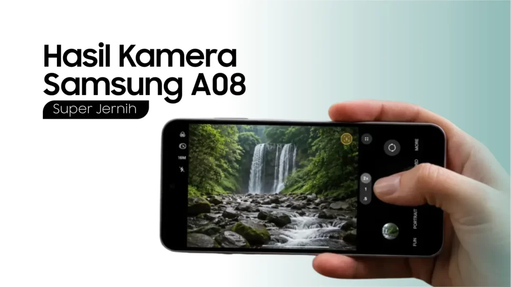 Kamera Samsung A08 result
